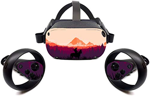 מדבקות משחק קליעה עור עבור Oculus Quest, מגן, עמיד וייחודי כיסוי מדבקות ויניל ייחודי | קל ליישם, להסיר ולשנות סגנונות